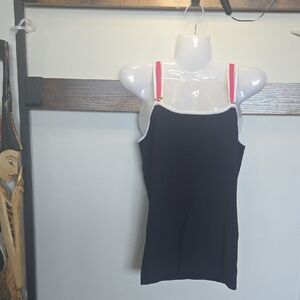 Studio Knit Black Camisole with Multi Pink Accents  (🛍 6/$36)